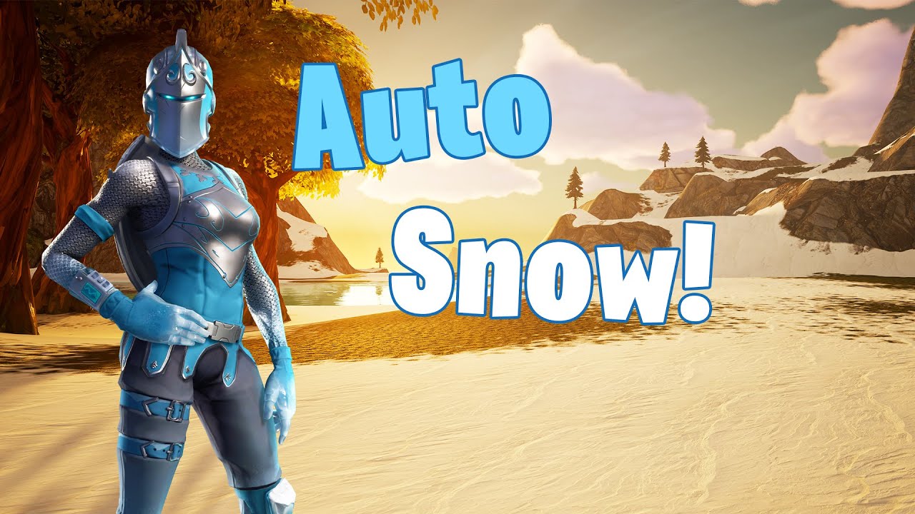 AsicsoN_UEFN's tweet card. Automatic Snow in Landscape Material - Part 4 - UEFN Tutorial