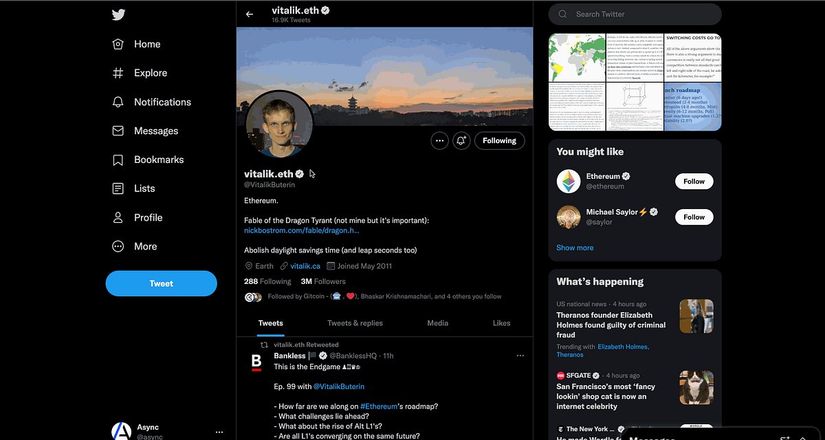 async's tweet card. It’s been a couple of years since I last experimented with anything blockchain related, but I finally got a chance over the holiday break…