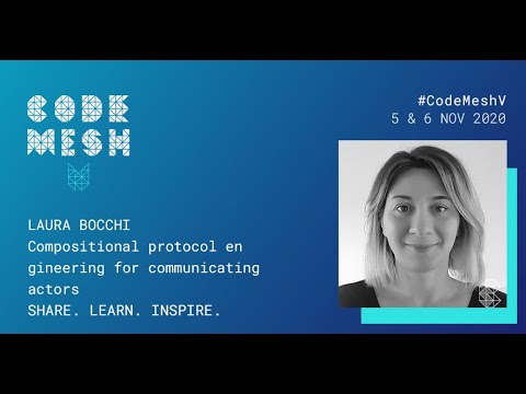 CodeMeshIO's tweet card. Protocol engineering for communicating actors | Laura Bocchi & Laura...