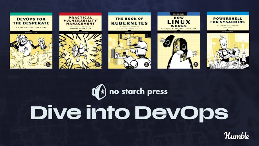 ThePSF's tweet card. IT pros, this book bundle will get you up to speed with DevOps, teach you Linux tips and tricks, and demystify containerization. Your purchase helps charity!