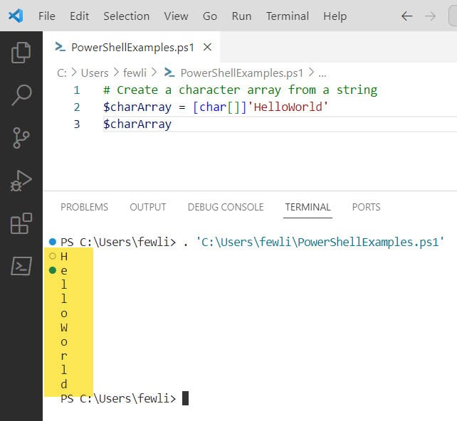 PowerShellFAQs's tweet card. This PowerShell tutorial explains What is a Character Array in PowerShell? and different ways to Create Character Array In PowerShell.