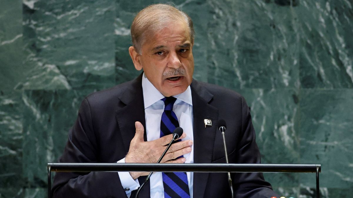 ShekharGupta's tweet card. Pakistanis are now debating which is worse: 'Shehbaz Sharif's constant and needless flattery of Donald Trump' or the 'embarrassment of being a Pakistani with zero self-respect'.