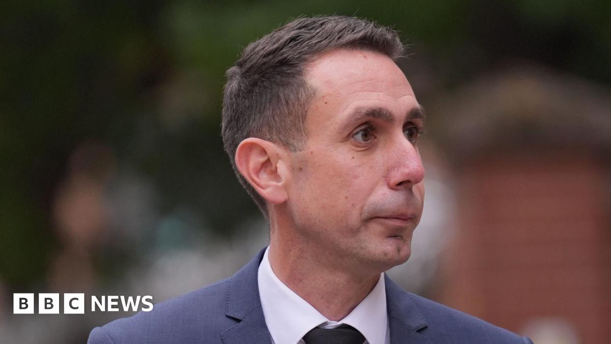 BBCBreaking's tweet card. David Coote was charged on 12 August following an investigation by Nottinghamshire Police.