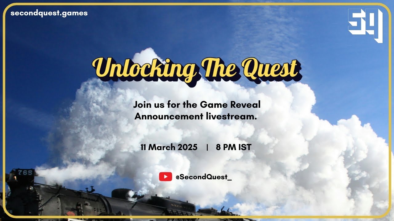 yadurajiv's tweet card. Community Event: Unlocking the Quest | Debut Game Announcement |...