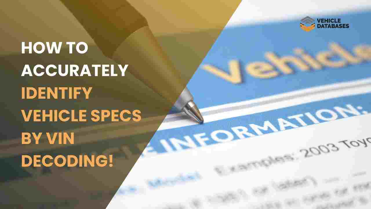 VDatabases's tweet card. Learn how to identify vehicle specs by VIN using a decoder API. This guide shows how auto businesses can access accurate data to improve service and efficiency.