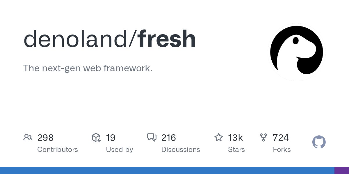 5minreact's tweet card. The next-gen web framework. Contribute to denoland/fresh development by creating an account on GitHub.