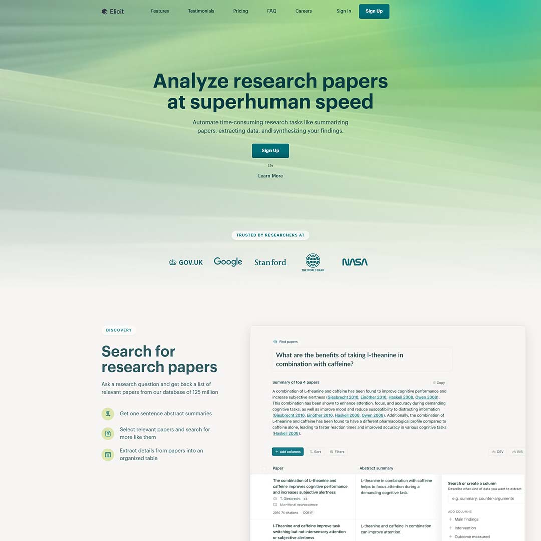 dcpwebdesigners's tweet card. Elicit.com is an AI-powered platform designed to revolutionise the way researchers, students, and professionals approach literature reviews, data collection, and knowledge synthesis.