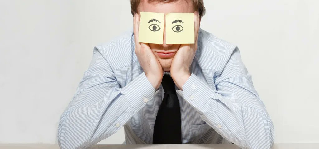 agilethinking's tweet card. Asleep at your desk? Read this and get going.