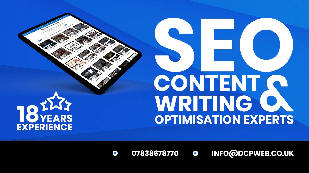 dcpwebdesigners's tweet card. SEO Content Writer - We provide SEO Content Writing services for London & UK businesses. Get a free quote today.