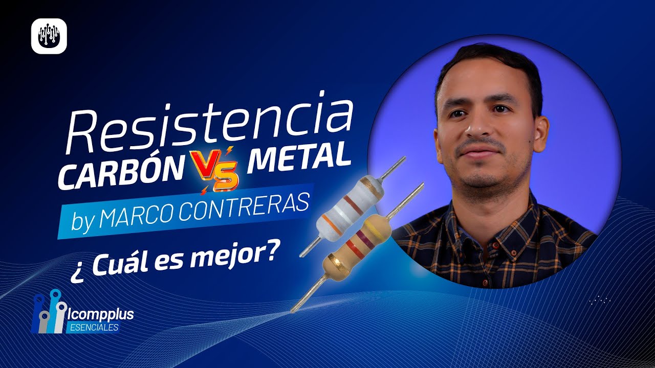 Icomppluselec's tweet card. Resistencias de carbón vs metal film: diferencias y cuál elegir 🔧⚡