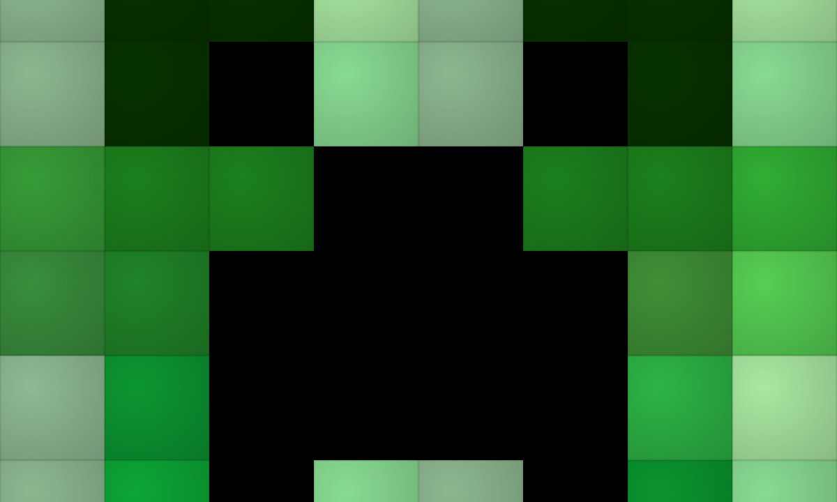 cssgradientart's tweet card. Minecraft Creeper | GradientArt