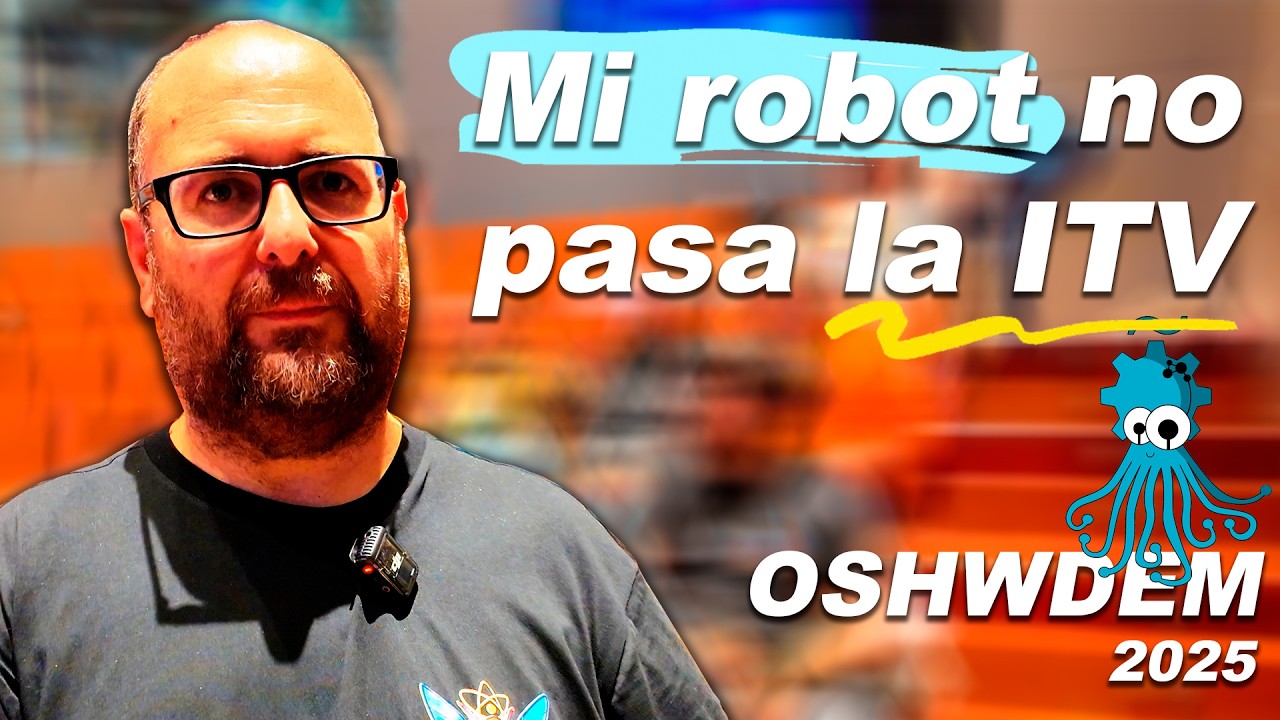 bricotienda's tweet card. Esta COMPETICIÓN DE ROBÓTICA no es como las demás 🤖 OSHWDEM 2025