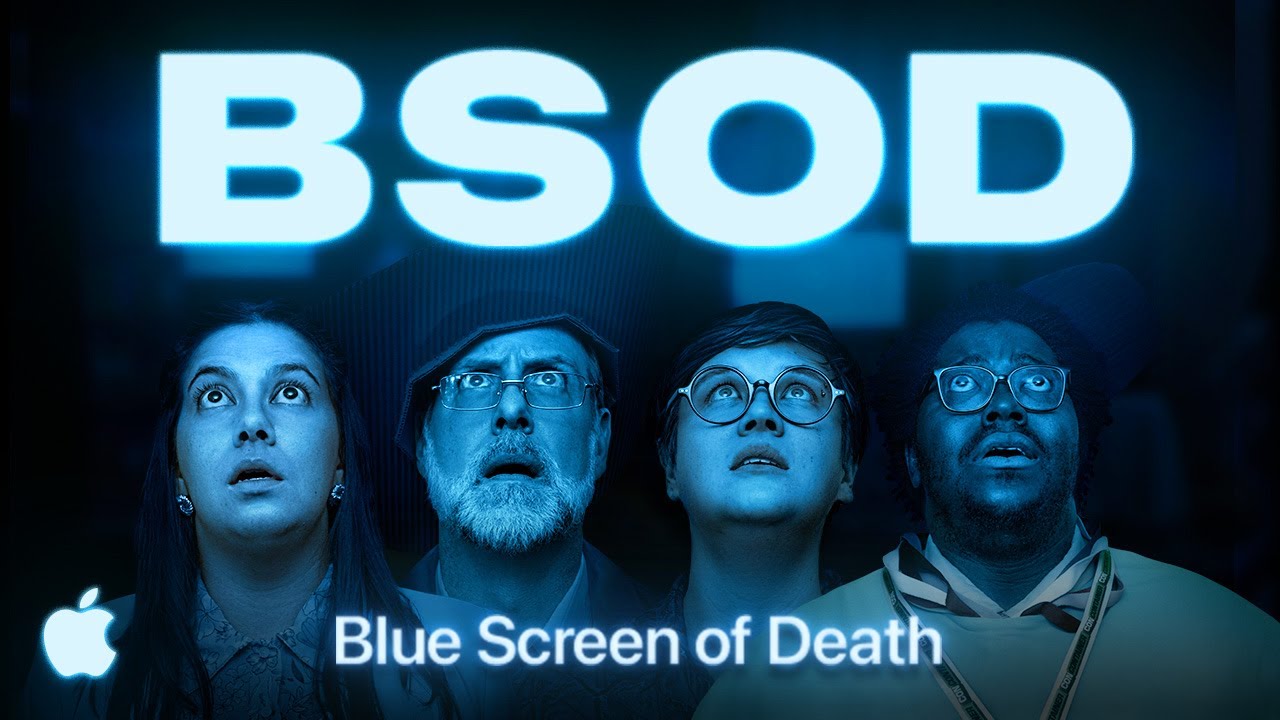 nunixtech's tweet card. The Underdogs: BSOD (Blue Screen of Death) | Apple at Work
