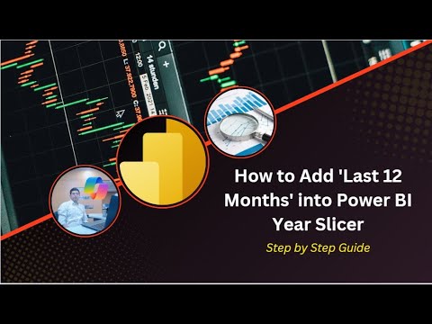 learn_scitech's tweet card. How to Add 'Last 12 Months' into Power BI Year Slicer - Step by Step...