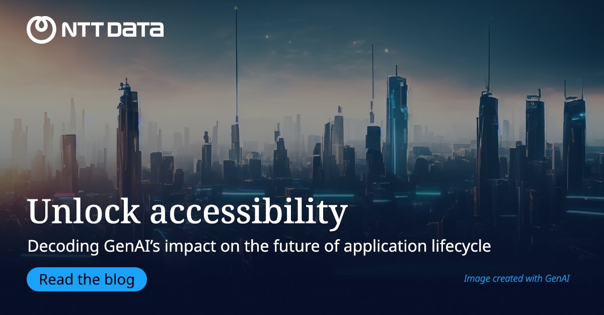 ankitjindal85's tweet card. GenAI isn't just about smarter tech—it's about creating a more accessible digital world. Find out how: