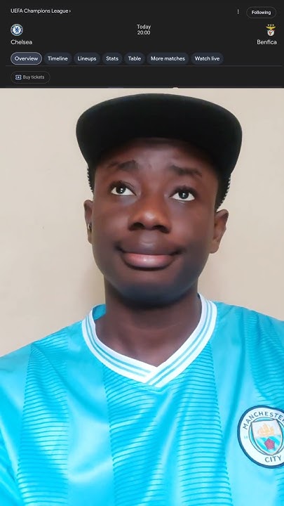 realchristakes's tweet card. CHELSEA vs BENFICA Preview