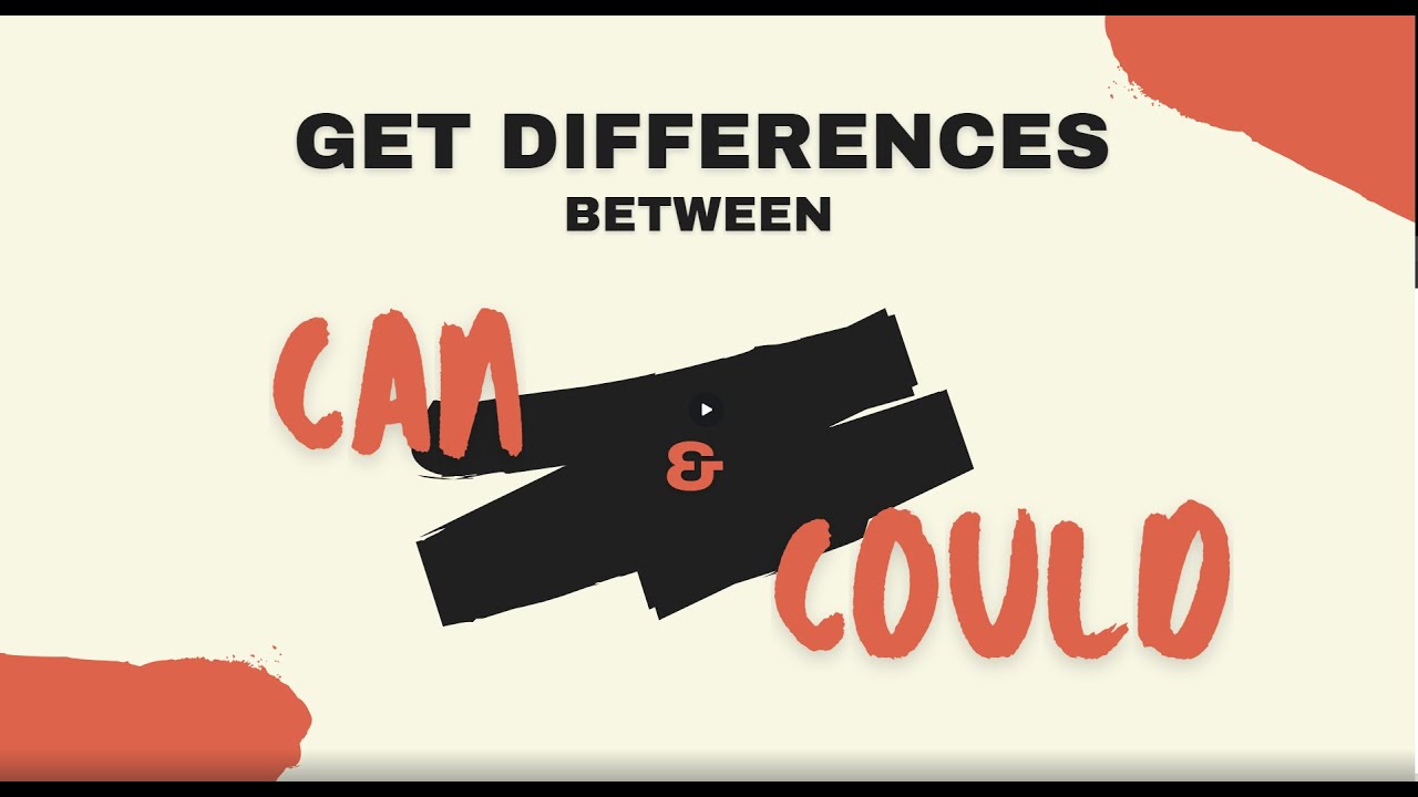 GetDifferences's tweet card. Get Differences between Can and Could.