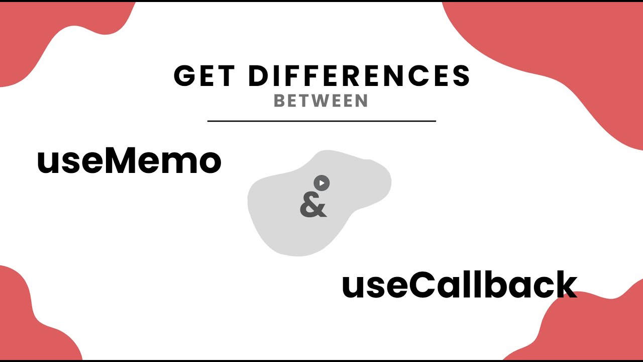 GetDifferences's tweet card. Get Differences between useMemo and useCallback | React Hooks |...