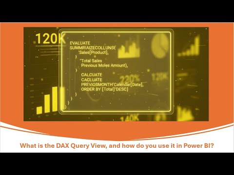 learn_scitech's tweet card. What is the DAX Query View, and how do you use it in Power BI? | DAX...