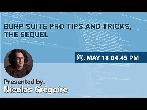 MasteringBurp's tweet card. NSEC2023 - Burp Suite Pro tips and tricks, the sequel