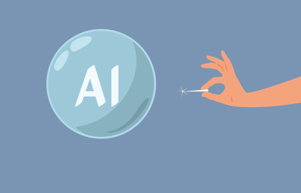 qlik's tweet card. Three years after ChatGPT ushered in a GenAI revolution, do recent adoption figures suggest the AI bubble has burst for enterprises?