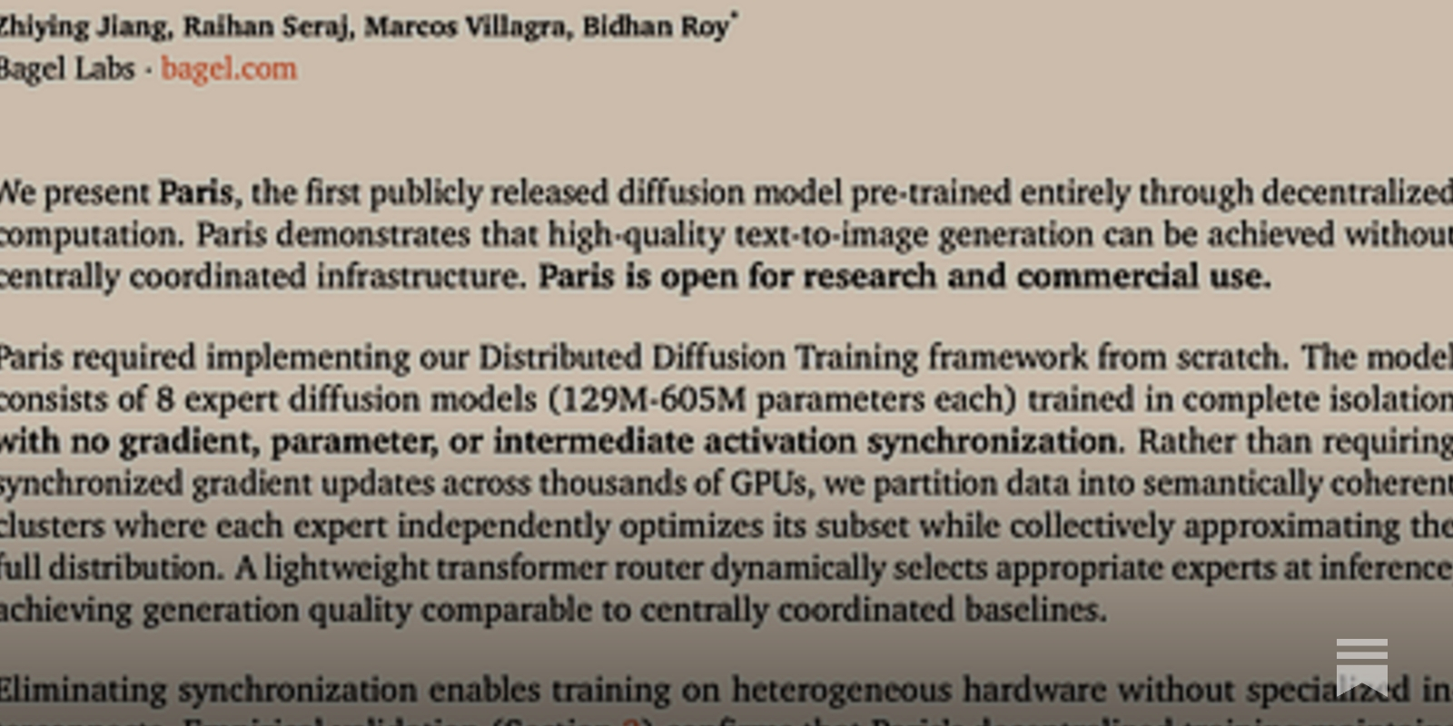 hey_ankita's tweet card. World's First Decentralized Trained Open-Weight Diffusion Model