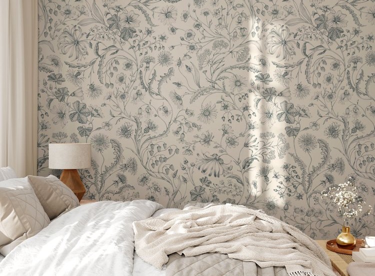 CosyHomeBlog's tweet card. Discover the best cottagecore wallpaper ideas for decorating your home this year in this essential guide from Cosy Home Blog.