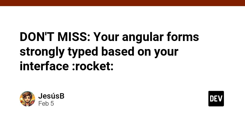 prod42net's tweet card. 📌 Strongly Typed Forms in Angular Without Duplicating...