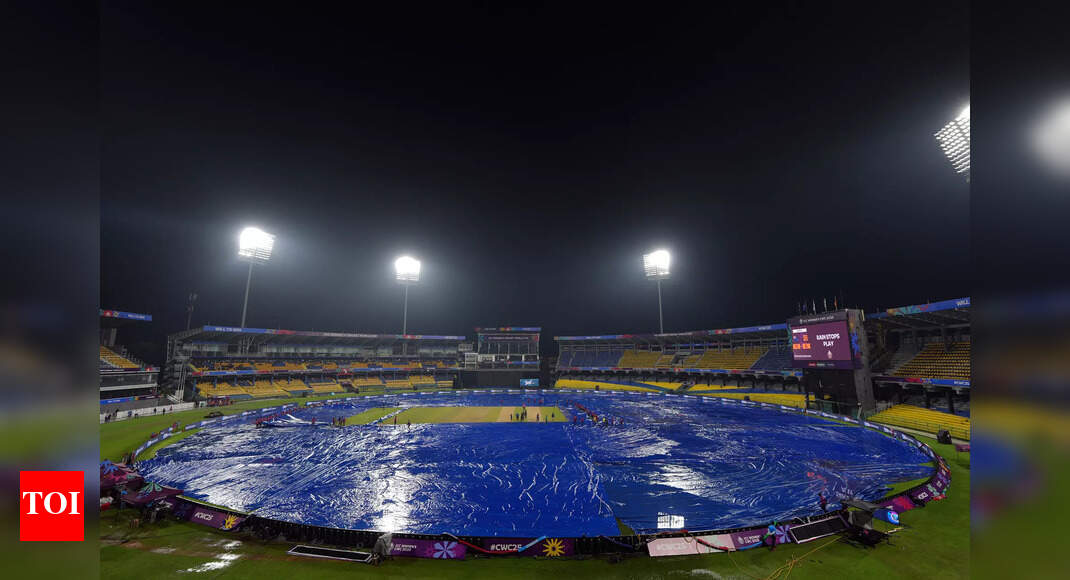 toisports's tweet card. Cricket News: Continuous rain forced the abandonment of the Women's Cricket World Cup match between New Zealand and Sri Lanka. Sri Lanka posted a formidable 258-6,