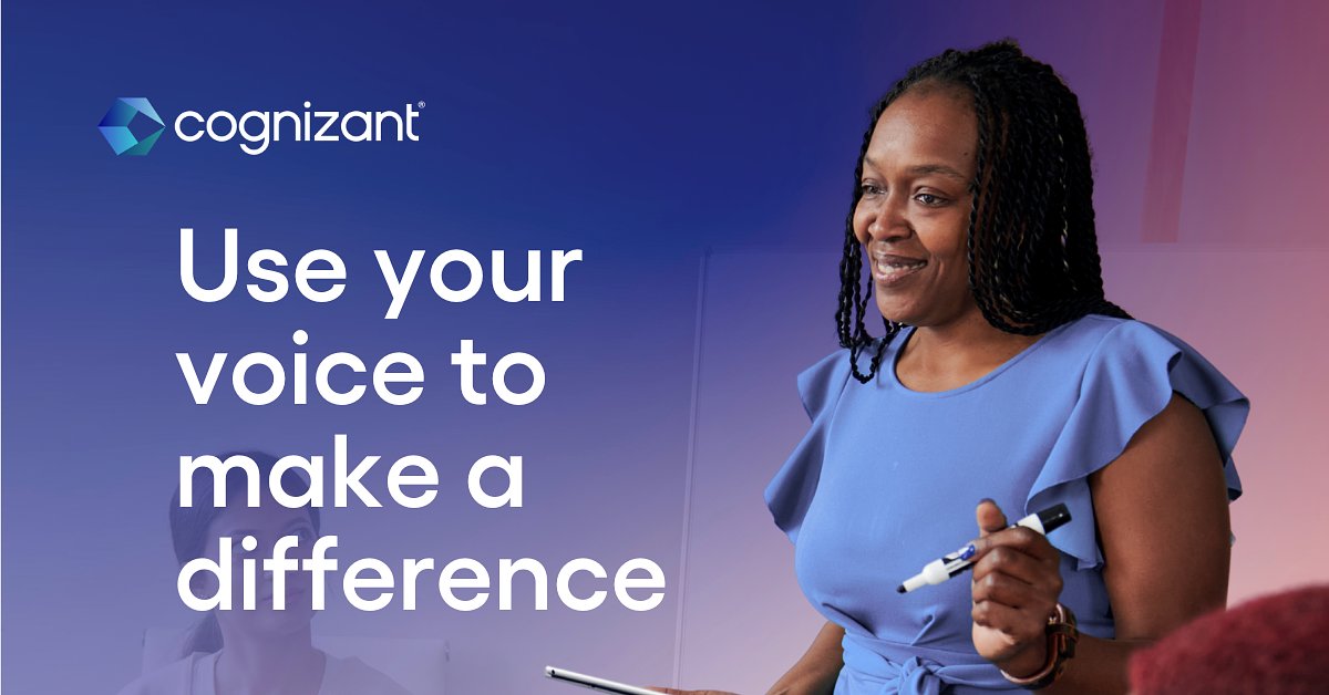 Cognizant_Latam's tweet card. At Cognizant we have an ideal opportunity for you to be part of one of the largest companies in the digital sector worldwide. A Great Place To Work where we look for people who contribute new ideas,...