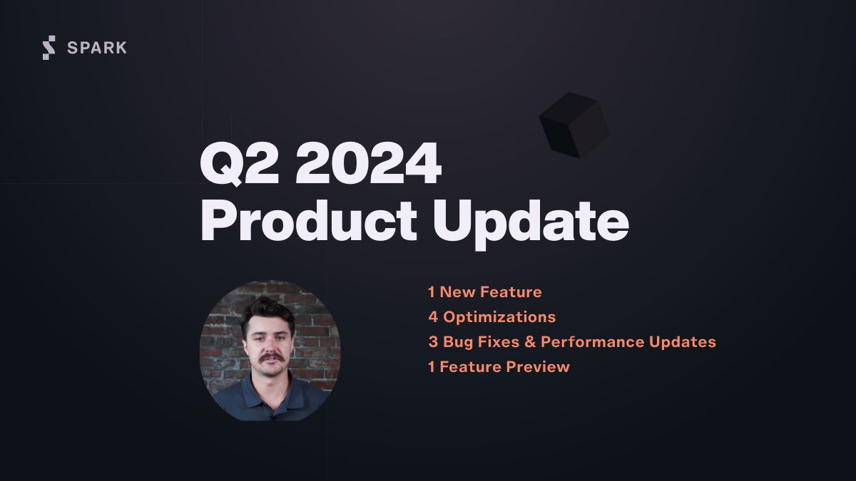 sparkresoftware's tweet card. Q2 2024 Product Update