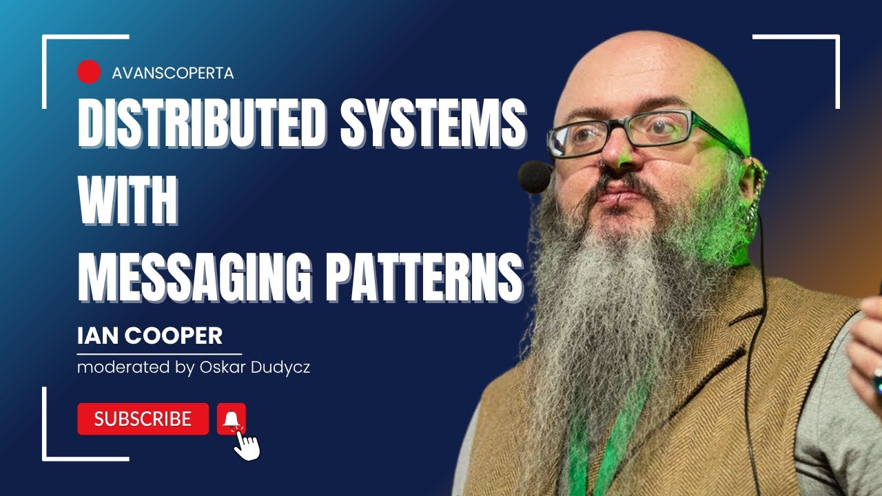 NaveenS16's tweet card. Distributed Systems & Messaging Patterns with Ian Cooper