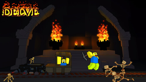 InceptionTimeRB's tweet card. Check out DELVE [ EARLY ALPHA ]. It’s one of the millions of unique, user-generated 3D experiences created on Roblox. In DELVE you and your friends go on adventure in a cursed mine. Operate a...