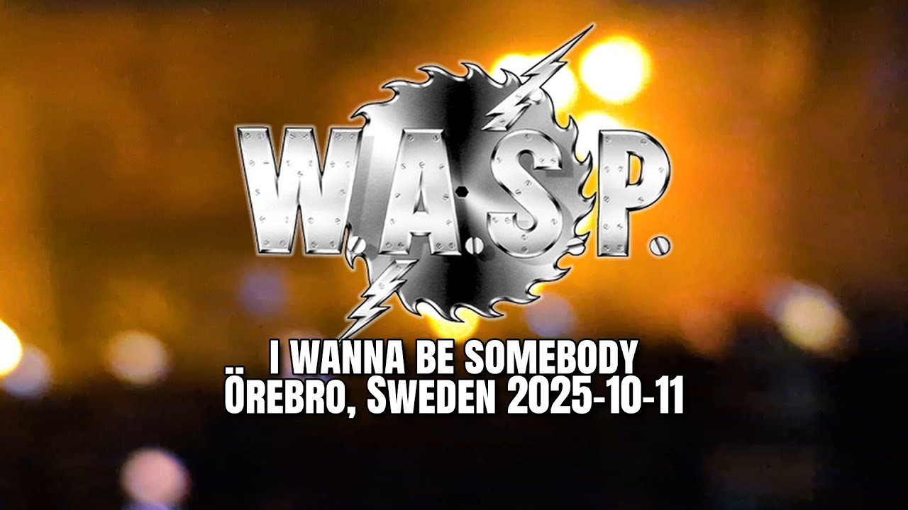 SlangeW18715's tweet card. W.A.S.P. – I Wanna Be Somebody (Live in Örebro, Sweden 2025)