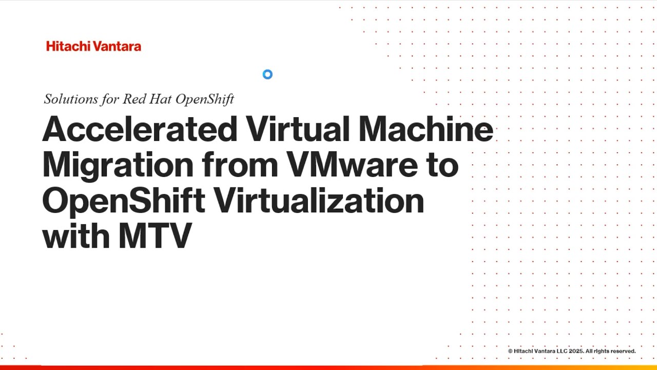 openshift's tweet card. Accelerate migrations with storage offloading