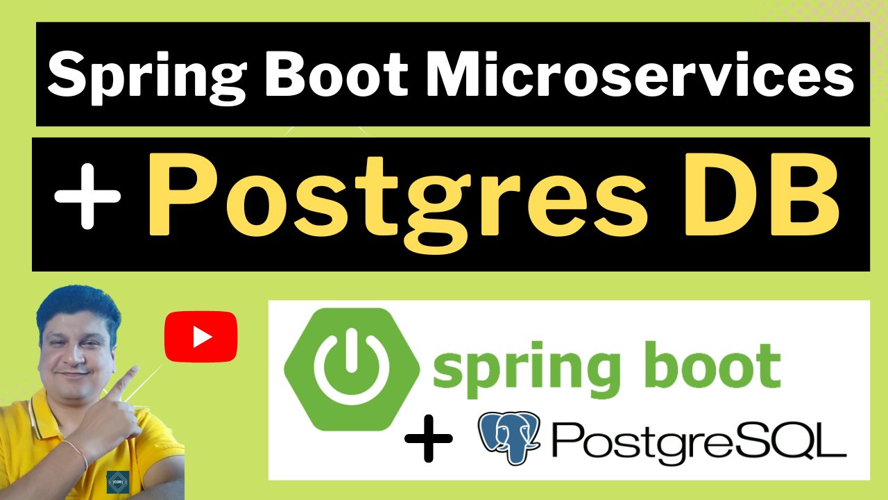 codeonedigest's tweet card. In this video, we will learn, how to download, install postgres database, how to integrate Postgres database with a Spring Boot Microservice Application and perform different CRUD operations i.e.