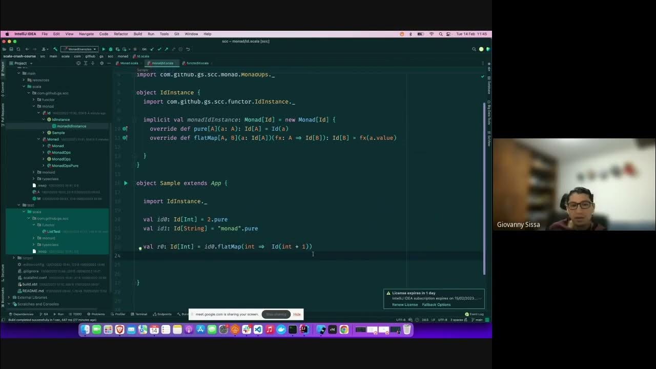 admiosdevs's tweet card. Functional Programming in Scala VII