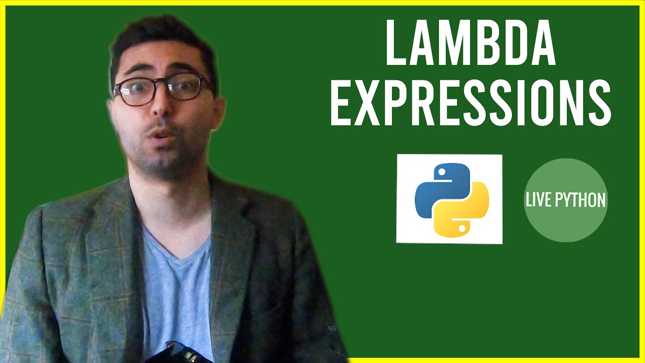 _LivePython's tweet card. Python Lambda Expressions Tutorial: what, how, when and why