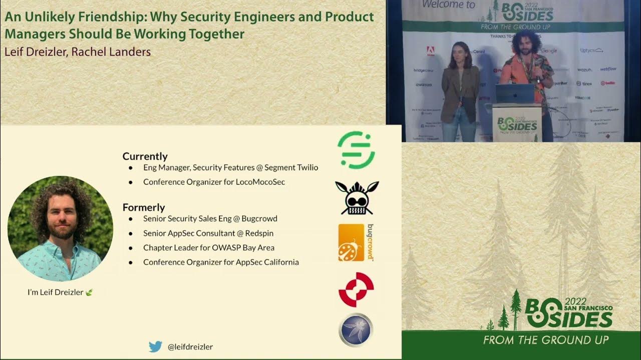BSidesSF's tweet card. BSidesSF 2022 - An Unlikely Friendship: Why Security Engineers ......