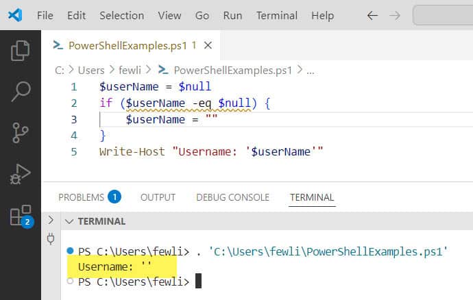 PowerShellFAQs's tweet card. Learn 5 methods to check if a PowerShell variable is null and set it to an empty string. Includes practical examples and performance comparisons for script.