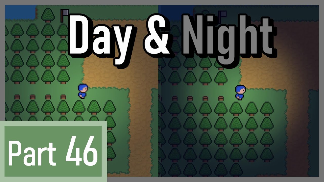 ProggiesFun's tweet card. Day and Night Cycle - How to Make a 2D Game in Java #46
