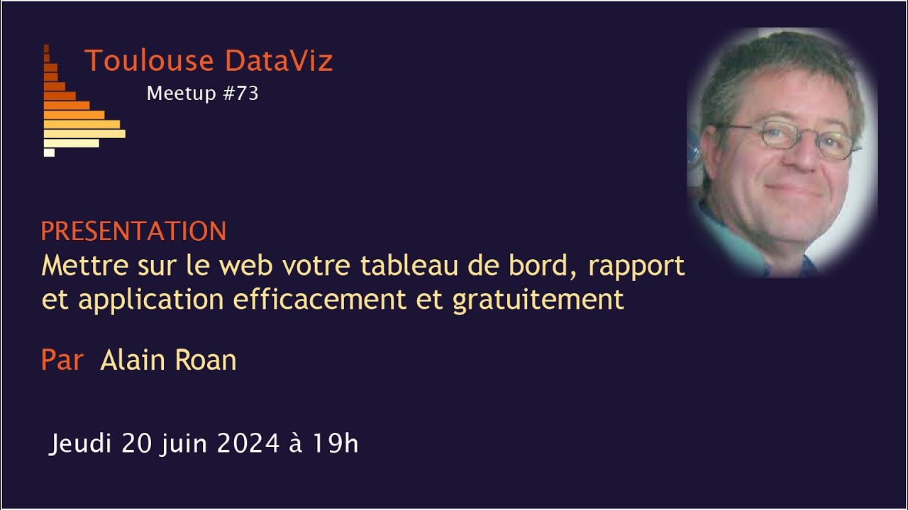 Tls_dataviz's tweet card. Mettre sur le web votre tableau de bord, rapport et application...
