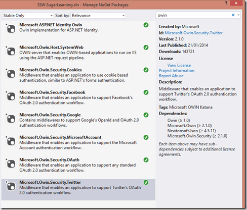 xivSolutions's tweet card. ASP.NET.Identity 2.0 is out, and it adds a bunch of great features. – Two-Factor Authentication (SMS, Email or custom)- Account Lockout- Account Confirmation via Email- Password Reset- Sign o…