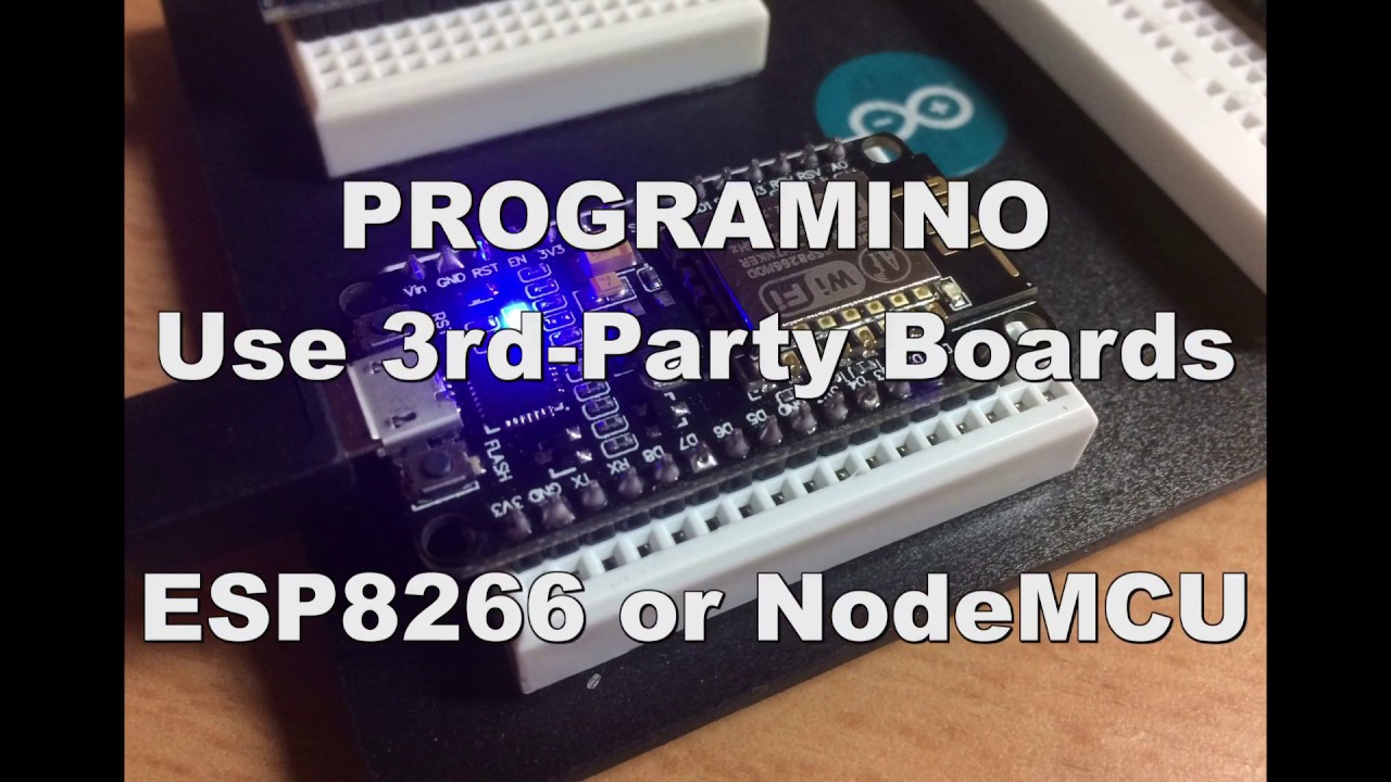 PROGRAMINO's tweet card. Tutorial: Use ESP8266 or NodeMCU with PROGRAMINO IDE for Arduino