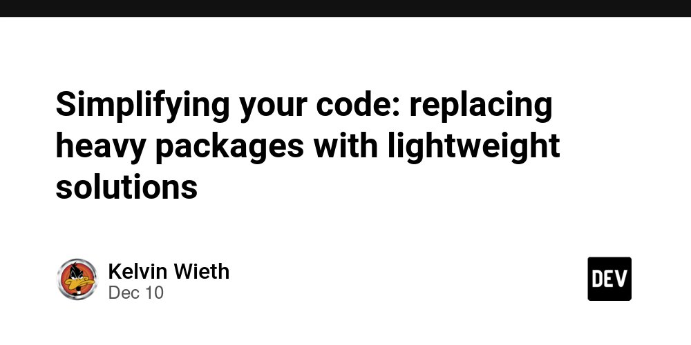 prod42net's tweet card. Have you ever come across a package that seemed overkill for what you really needed? What if you...