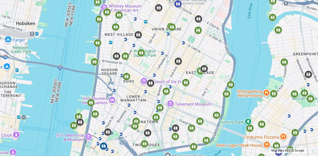 MarkLevineNYC's tweet card. When you gotta go, you gotta go! New York City created an official public restroom map - showcasing the operational restrooms located within our public parks, libraries, transit system, and public...