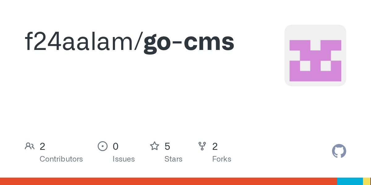 f24aalam's tweet card. Contribute to f24aalam/go-cms development by creating an account on GitHub.