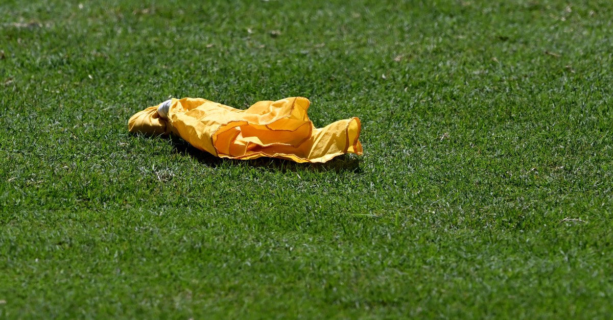 acmepackingco's tweet card. Referee Alex Moore leads the 2025 NFL season in penalties. This is your warning ahead of time.
