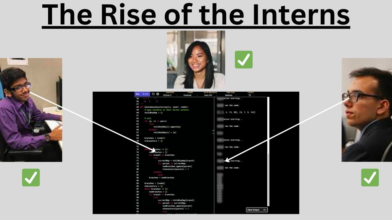 leetinterviews's tweet card. How to Pass a Leetcode Interview: Learn from Interns’ Graph Problems...
