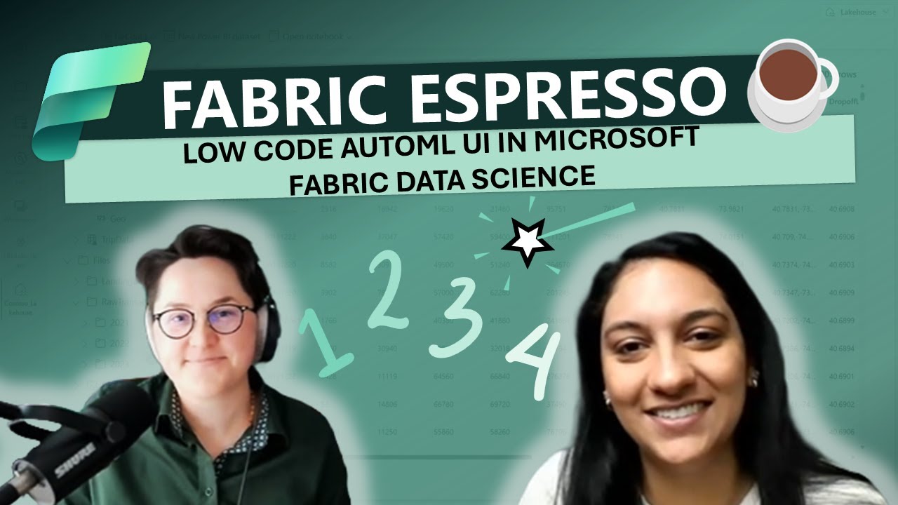 estera_kot's tweet card. Low Code AutoML UI in Microsoft Fabric Data Science